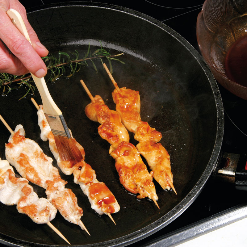 Geflügelspießchen mit Honigmarinade: Wikimeat