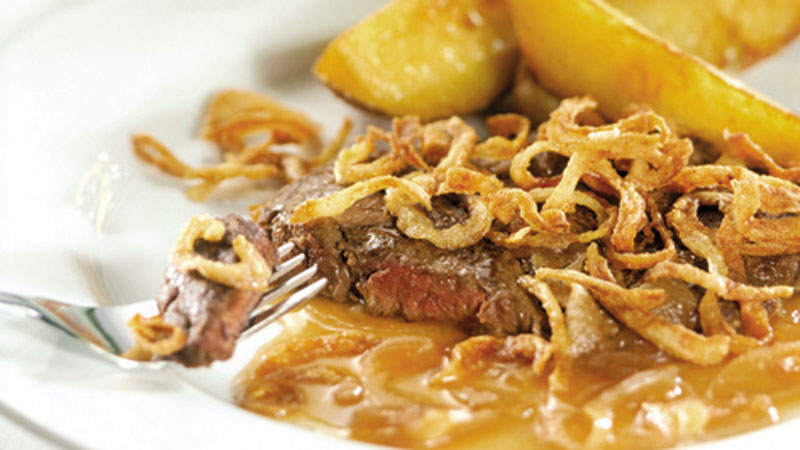 Zwiebelrostbraten Zwiebelrostbraten